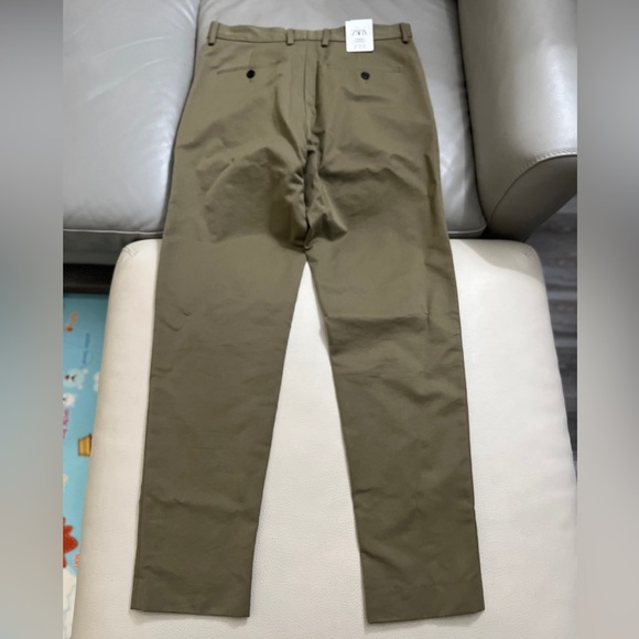 NWT - Zara Women’s Cotton Blended Chino Pants - US Size 30 - Picture 4 of 7